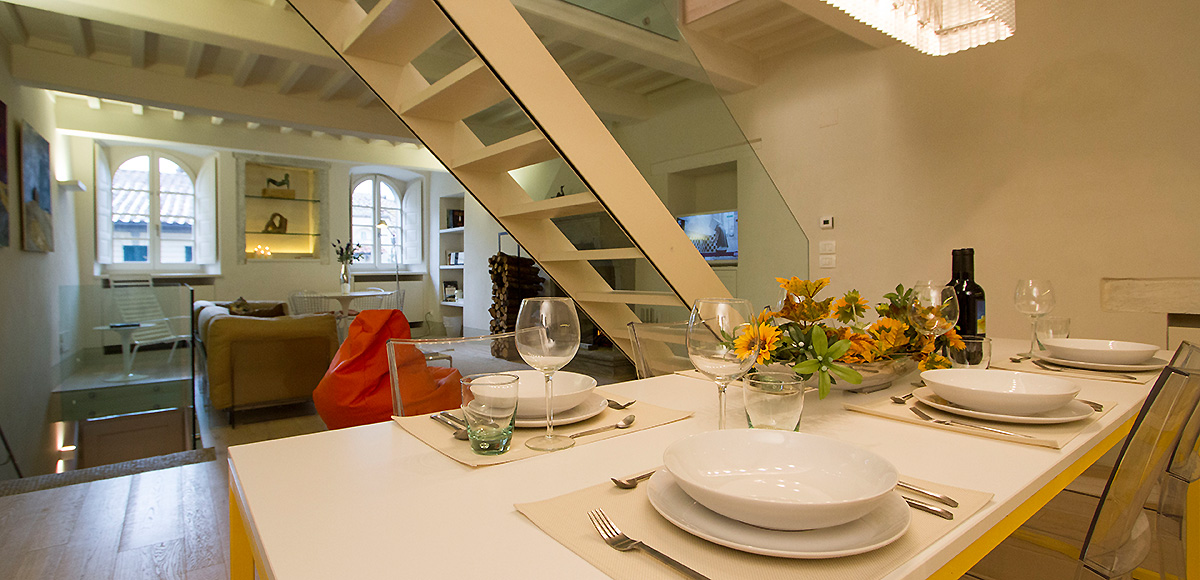 Cortona loft 1 Apartment - kitchen / dining room